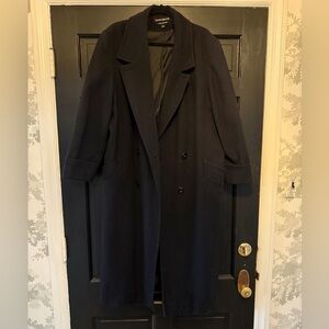 Vintage 100% wool double breasted coat